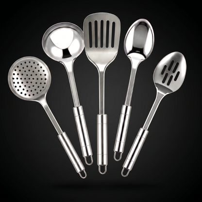 Set de 5 Utensilios de Acero Inoxidable — TITANOX®