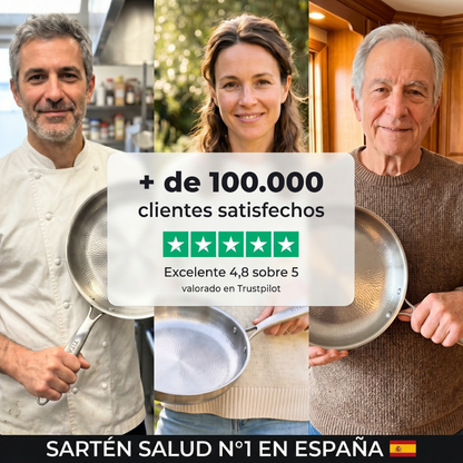 Sartén de titanio 100 % puro — TITANOX®