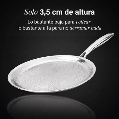 Crepera 100% Titanio Puro (28 cm) — TITANOX®