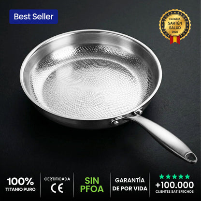 Sartén de titanio 100 % puro — TITANOX® - photo 1