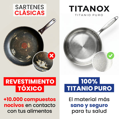 Sartén de titanio 100 % puro — TITANOX® - photo 3