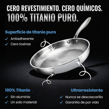 Sartén de titanio 100 % puro — TITANOX® - photo 10