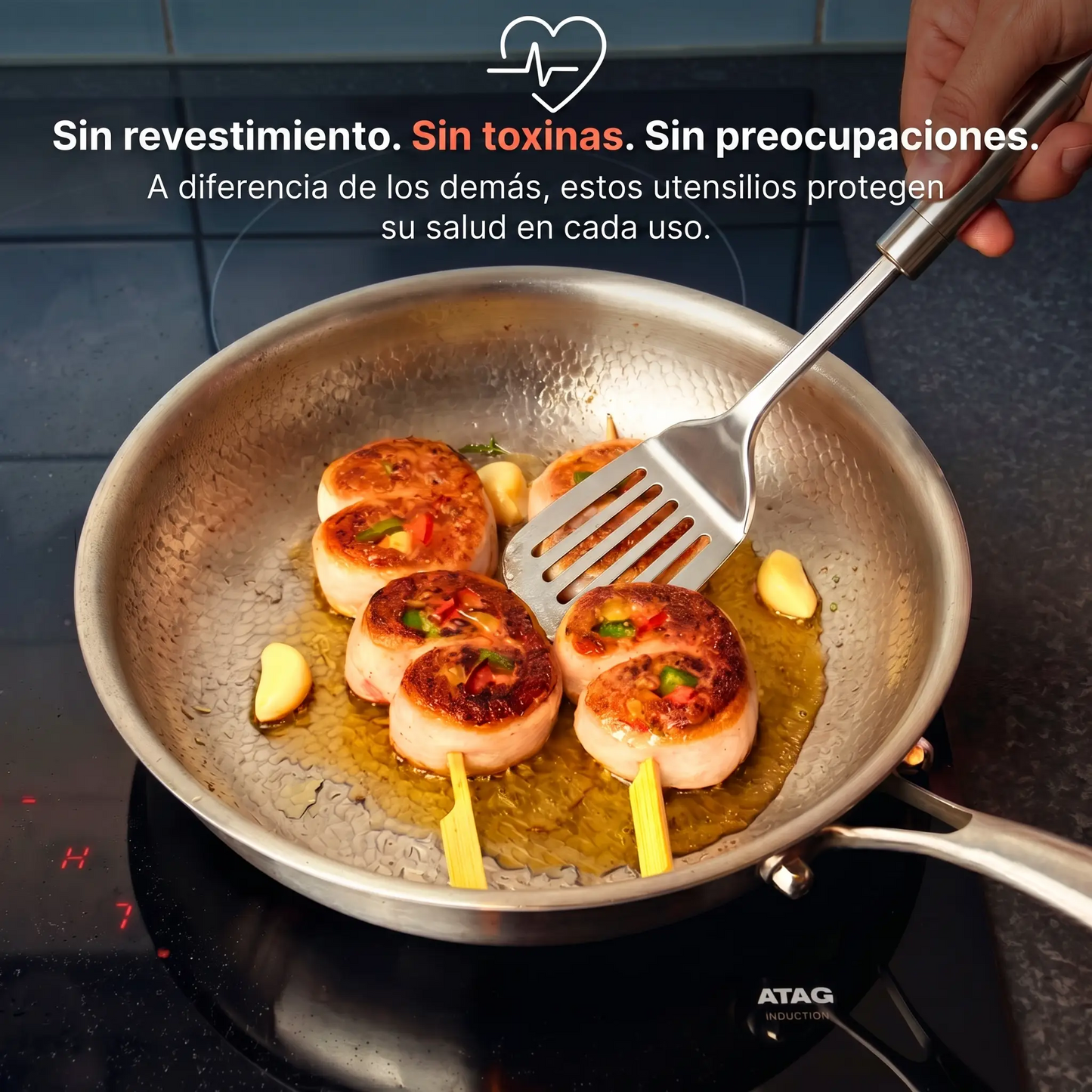 Set de 5 Utensilios de Acero Inoxidable — TITANOX®